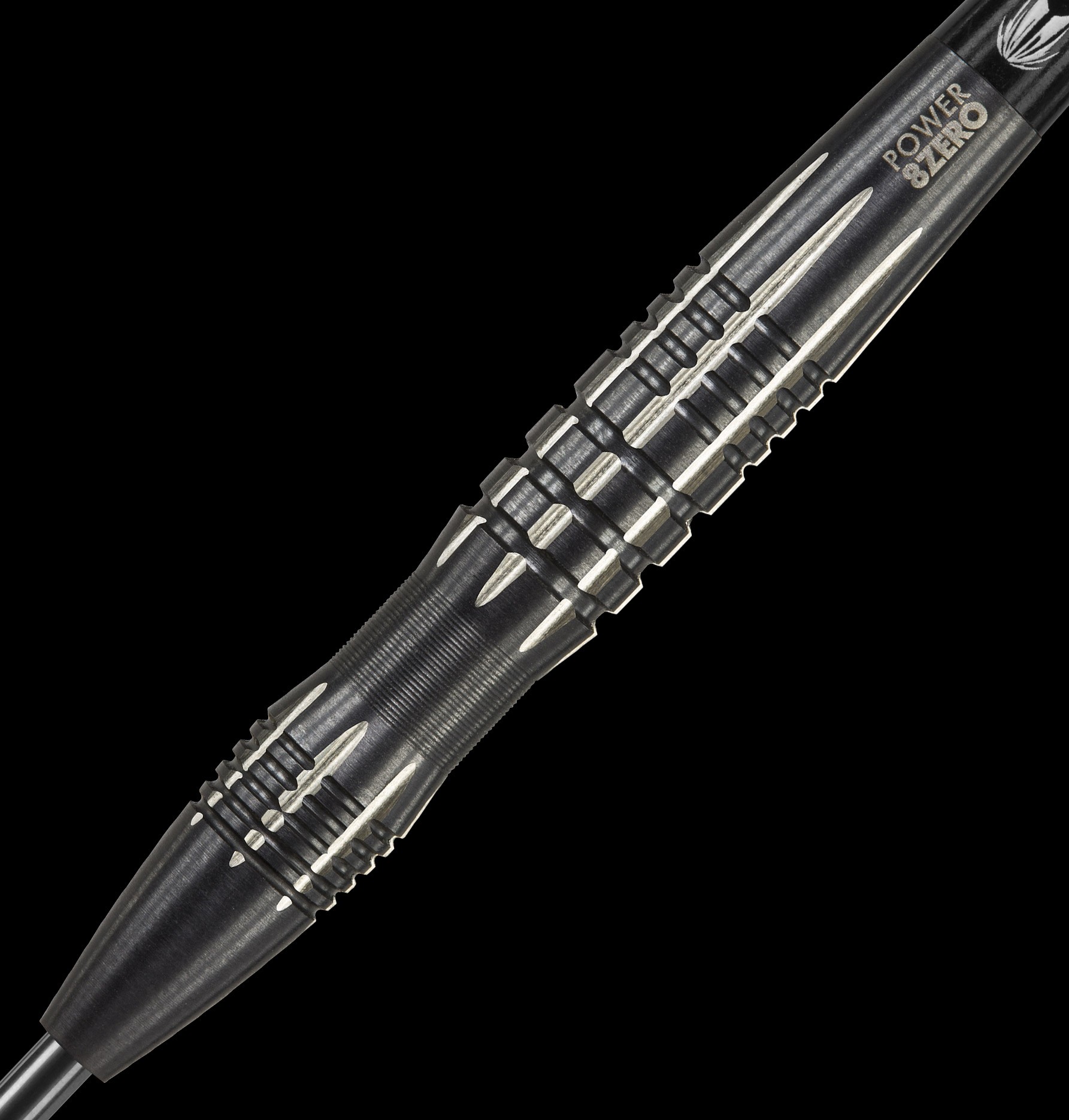 Target Power 8Zero Dark Shape No.6 – Set Di 3 Alette Per Freccette, 100 Micron, Colore Nero/Grigio - 6
