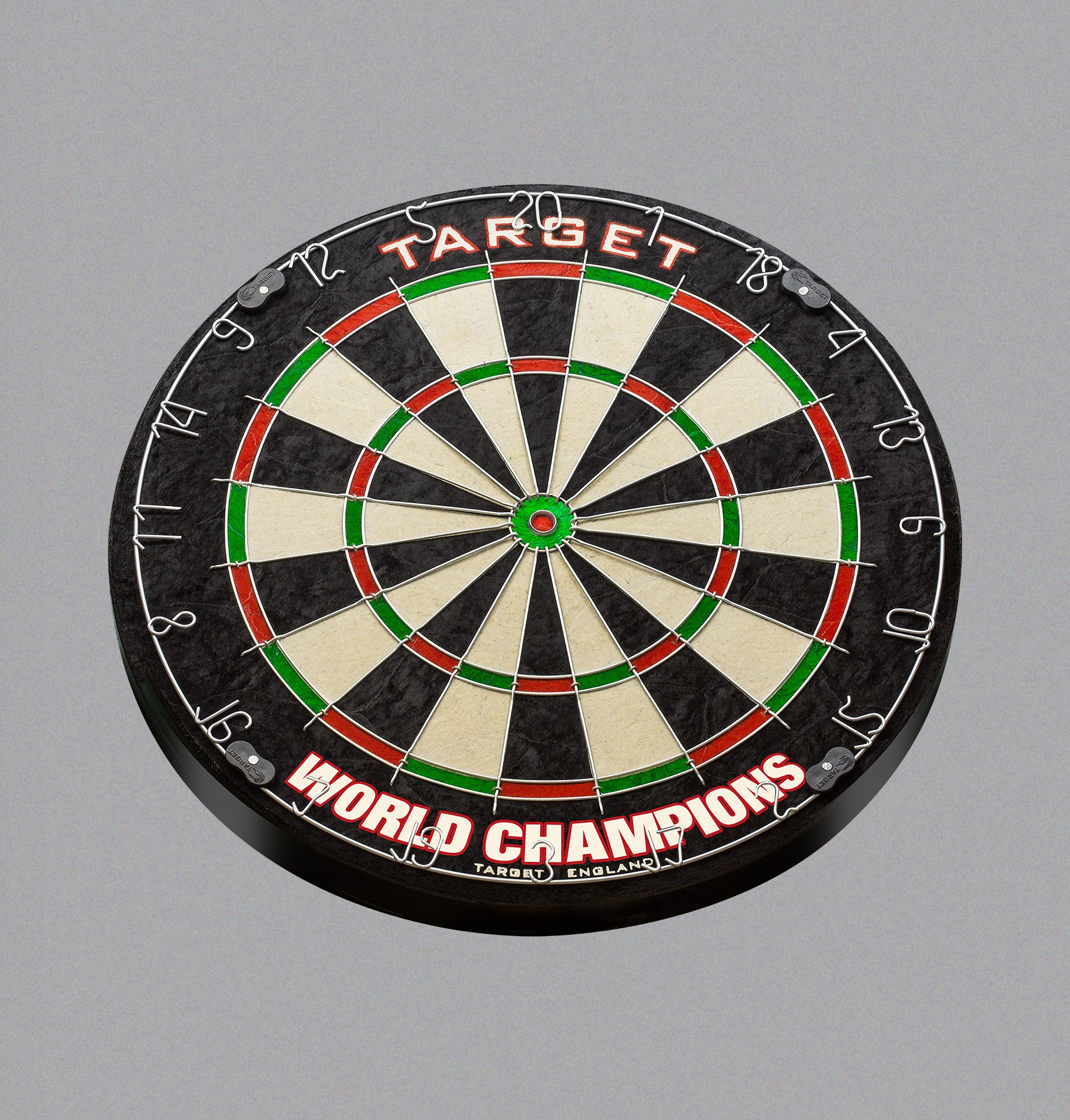 WORLD CHAMPION ROUND WIRE DARTBOARD Boards & Mats